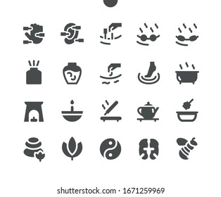 Alternative medicine v2 UI Pixel Perfect Well-crafted Vector Solid Icons 48x48 Ready for 24x24 Grid for Web Graphics and Apps. Simple Minimal Pictogram