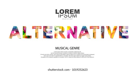 alternative-music-music-genre-stock-vector-royalty-free-1019252623