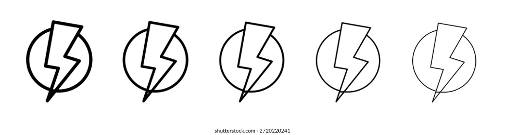 Design de ícone de energia alternativo, logotipo, aplicativo, UI. Ilustração vetorial, EPS
