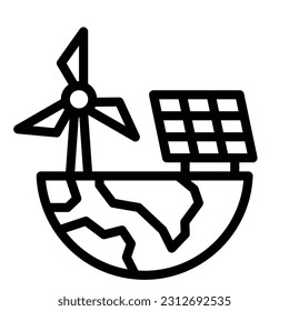 alternative power icon , save world , earth eco
