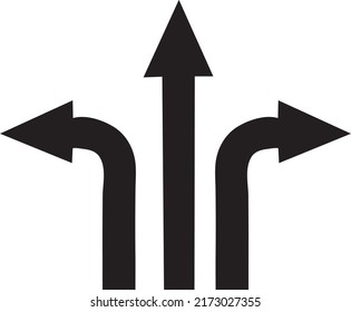 Alternative Route Icon Isolated Sign Symbol Vector Illustration.eps
