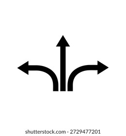 Alternatives Routensymbol, isoliertes Vektorsymbol