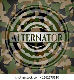 Alternator on camo pattern