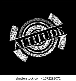 Altitude chalkboard emblem