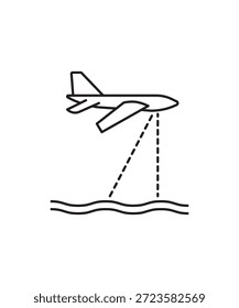 altitude icon, vector best line icon.