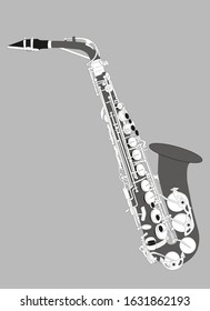 Alto saxophone is a woodwind and made of brass