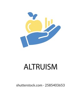 Altruism icon. vector.Editable stroke.linear style sign for use web design,logo.Symbol illustration.