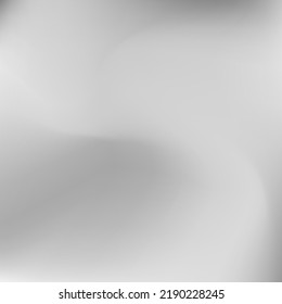Aluminium Blurred Soft Liquid Soft Swirl Gradient Mesh. Wavy Monochromatic Calm Light Smooth Surface. Dark Fluid Water Silver Dynamic Gradient Backdrop. Grey Sky Curve Metallic Background.