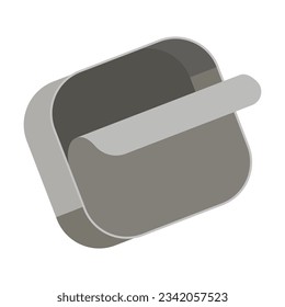 Aluminium can or garbage vector illustration. Cartoon drawing of metal can. Ecology, environment, pollution concept