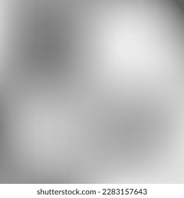 Aluminium Liquid Empty Metallic Gradient Background. Smooth Watercolor Minimal Digital Gradient Mesh. Trendy Grey Monochrome Silver Smooth Surface. Black Dark White Vector Blurry Wallpaper.