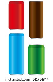 aluminum can Vector