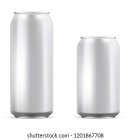 Aluminum Thin Cans On White Background Stock Photo (Edit Now) 326796356