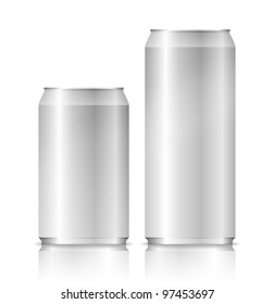 Aluminum Cans, vector eps10 illustration