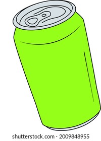 Aluminum Drink Can Vector Icon