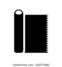 aluminum foil icon. Trendy aluminum foil logo concept on white background from kitchen collection. Suitable for use on web apps, mobile apps and print media.