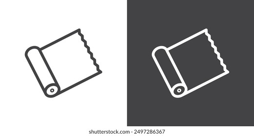 Papel de aluminio icono de Vector logo conjunto colección para App de Web UI