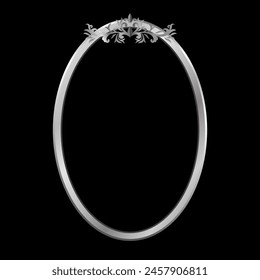 Aluminum frame template background gold and silver metalic 