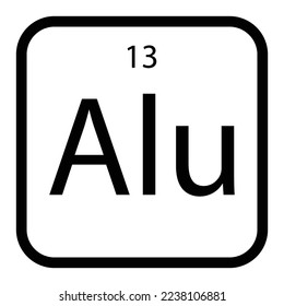 aluminum icon vector template design