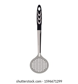 Aluminum Ladle on white background
