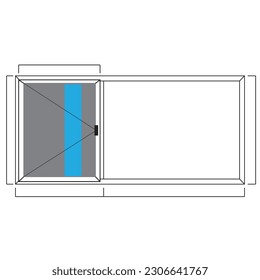 Aluminium-PVC-Holzgrafik mit Glasinnenvektor