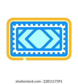 aluminum sheet pan kitchen cookware color icon vector. aluminum sheet pan kitchen cookware sign. isolated symbol illustration