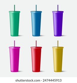 Aluminum tumbler drink for decoration