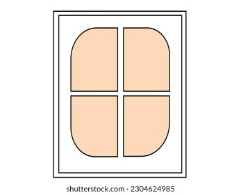 Aluminum Turn Slide Door Wendow Reception Glass Windows Aluminum Sliding Window for Ghana Classic arched window of wood in medieval style for the church or castle.Original Source uPVC Trading .