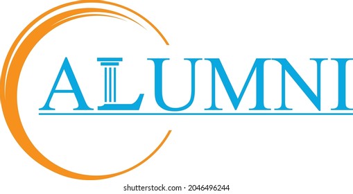 Alumni Law Logo Design With Words Alumni