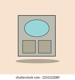 Alumunium window with rounded g;ass