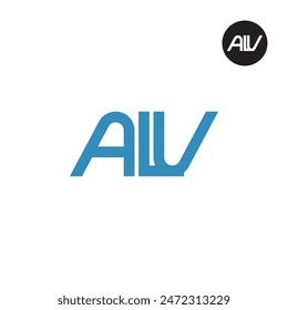 ALV Logo Letter Monogram Design