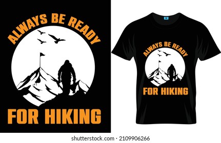 Sei immer bereit für T-Shirt-Design