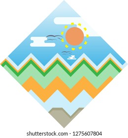 
Always beautiful summer vector