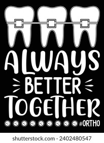 Always better together - EPS file for cutting machine. You can edit and print this vector art with EPS editor.