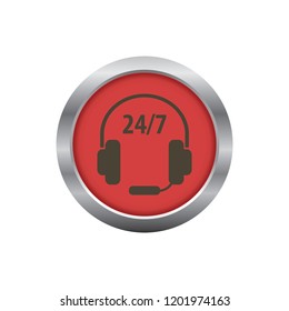 always button, support, vector design, web design element