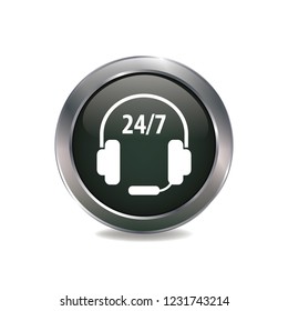 always button, support, vector design, web design element