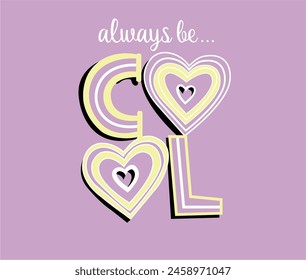 always cool tshirt design print