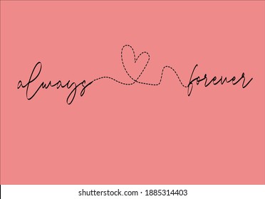 siempre y para siempre mensaje de amor