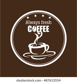 always fresh coffee graphic