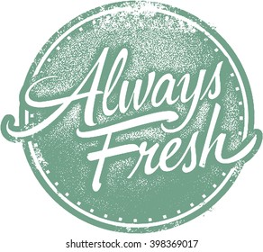 Always Fresh Food Product Stamp