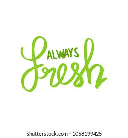 Always Fresh Green Eco Label