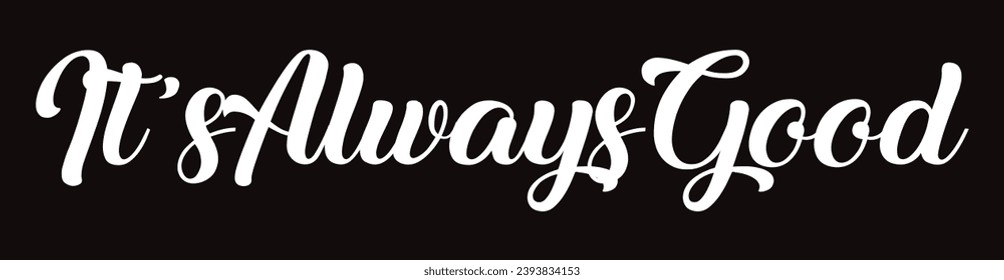 it’s always good text on black background.