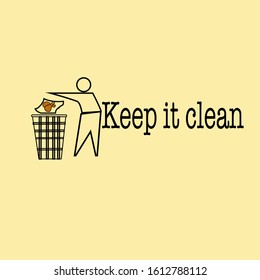 always keep clean after you eat