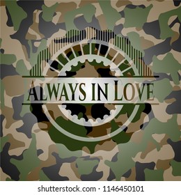 Always in Love camo emblem