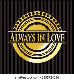 Always in Love golden badge