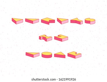 Always in love text with 3d isometric effect. Greeting card design for Valentine’s day.