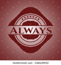 Always red emblem