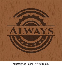 Always wood emblem