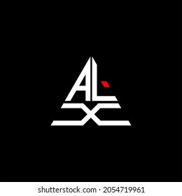 ALX letter logo creative design. ALX unique design
