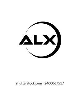 ALX Letter Logo Design, Inspiration for a Unique Identity. Modern Elegance and Creative Design. Watermark Your Success with the Striking this Logo.