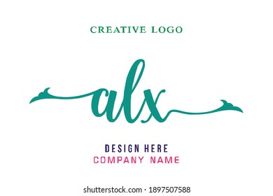 ALX lettering logo is simple, easy to understand and authoritative